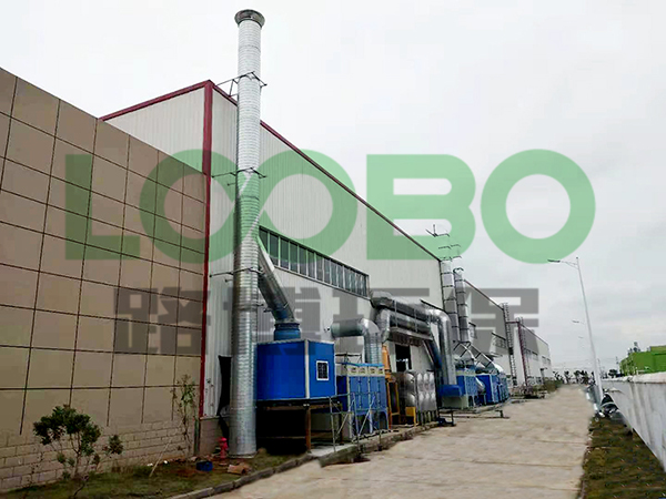 南昌某汽車(chē)部件制造業(yè)焊接車(chē)間焊煙除塵系統(tǒng)竣工