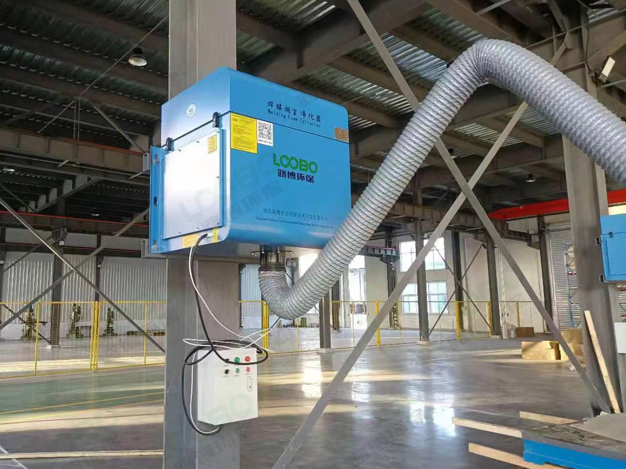 焊煙凈化效果好，節(jié)省占地面積，推薦使用固定式焊接煙塵凈化器 (2).jpg