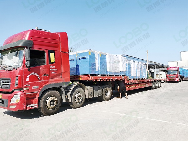 百余臺(tái)移動(dòng)式焊煙凈化器發(fā)往天津