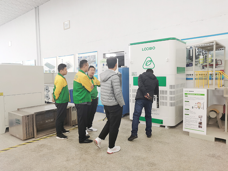 濟南二機床領(lǐng)導一行蒞臨路博環(huán)保參觀考察