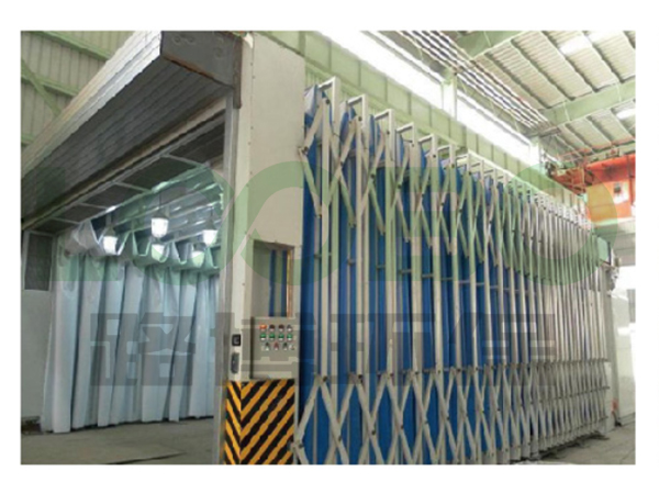 伸縮式打磨除塵房，體積可調(diào)，靈活處理每一種工況