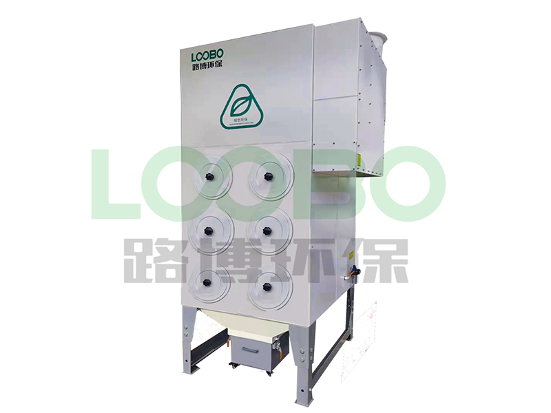 看！室內(nèi)室外皆宜，斜插式濾筒除塵器一體機(jī)，設(shè)計(jì)緊湊又合理！