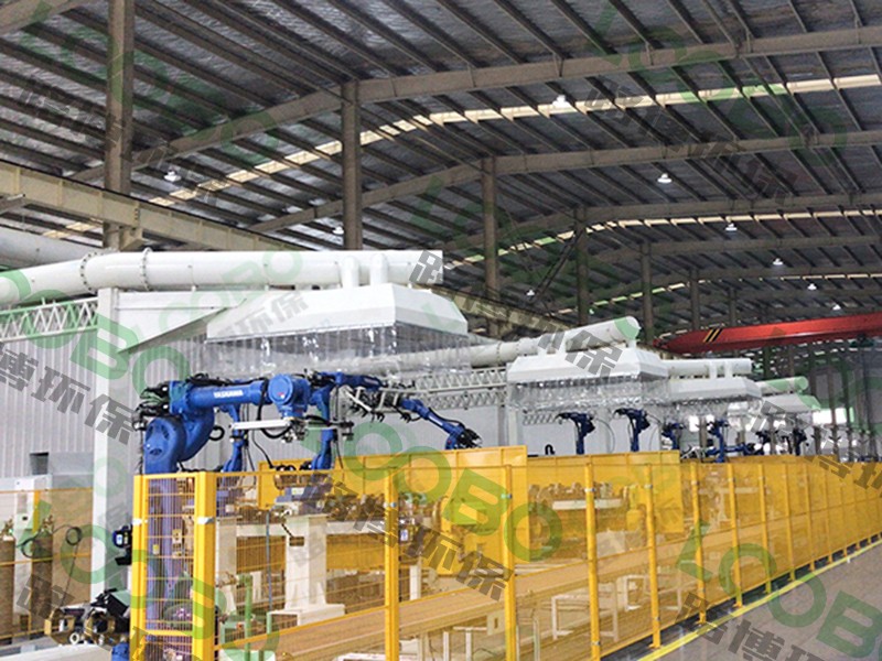 卓越凈化，機(jī)器人焊接除塵利器，火花四濺，絲毫不留痕